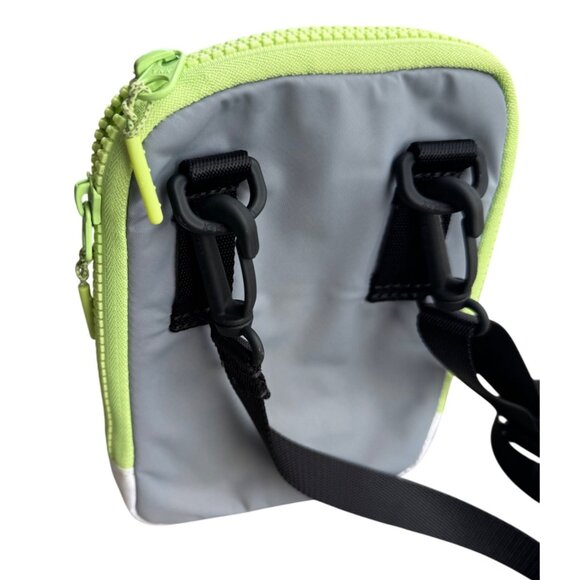 Lululemon Easy Access Crossbody Bag ColorBlock Gray Green Stained Purse Phone - Picture 6 of 9